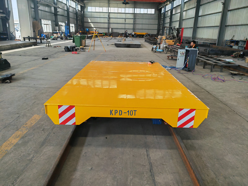 Průmyslové dopravní řešení Low Voltage Rail Transfer Trolley