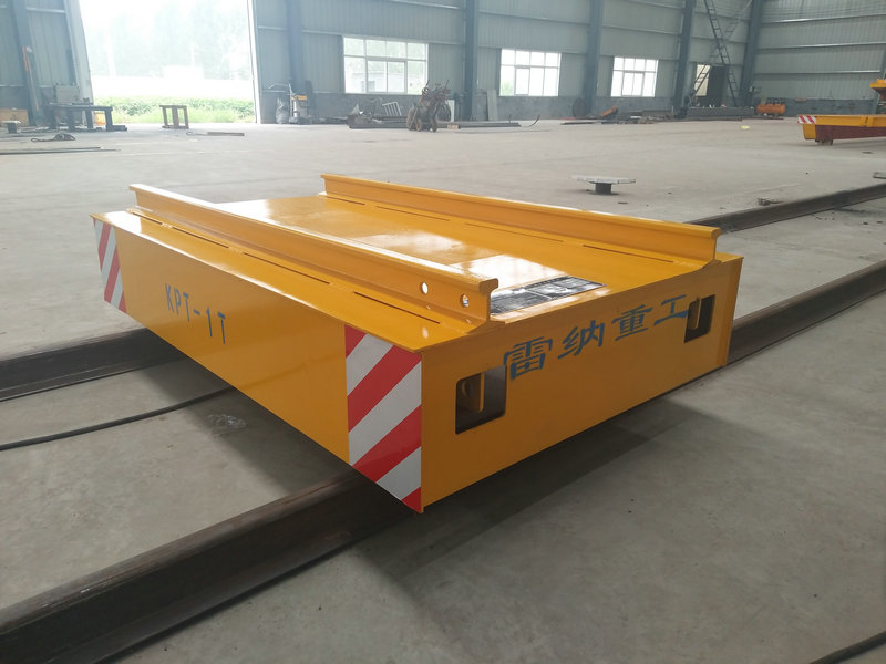 Cable Reel Powered Warehouse Flat Car na železnici s dálkovým ovládáním