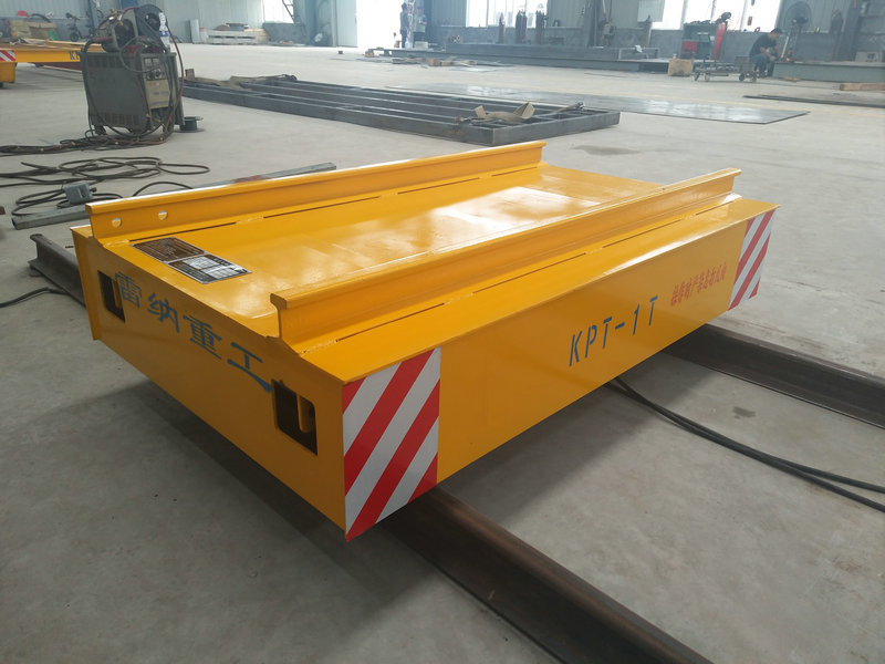 Cable Reel Powered Warehouse Flat Car na železnici s dálkovým ovládáním