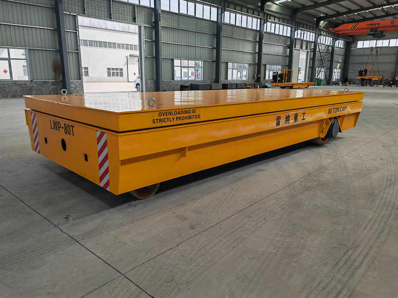 80 Tons Heavy Duty Hydraulické Zvedání Trackless Cart