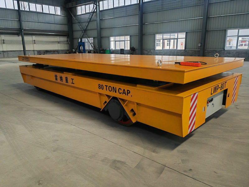 80 Tons Heavy Duty Hydraulické Zvedání Trackless Cart
