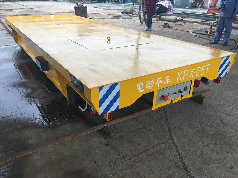 25 Tons Steel Rebar Battery Transfer Trolley Převodovka