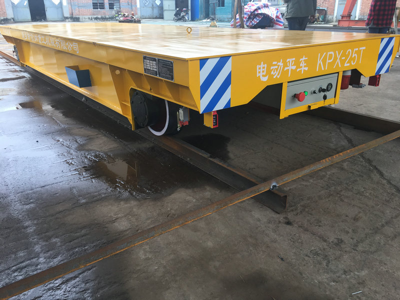 25 Tons Steel Rebar Battery Transfer Trolley Převodovka
