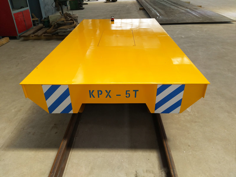 Ocelové potrubí 5 Tons Battery Rail Transfer Trolley
