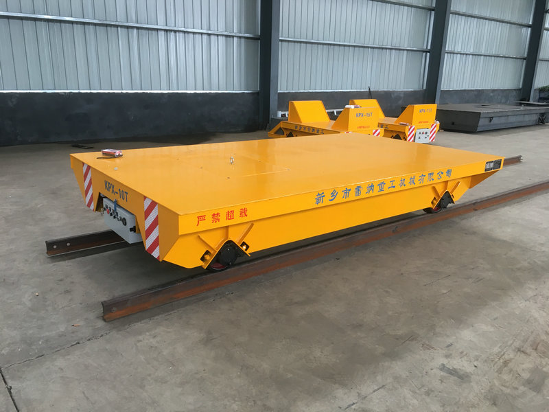 Heavy Duty Rail poháněný přepravní kočárek Flat Trolley