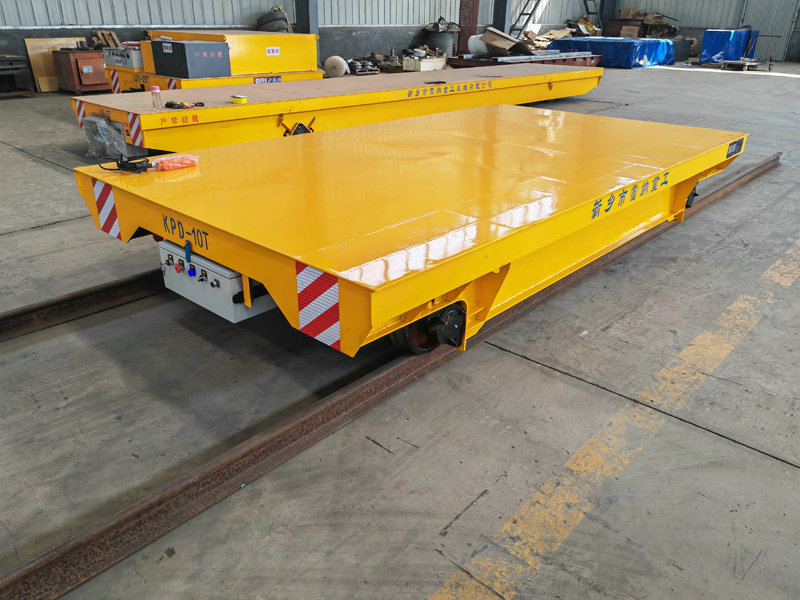 Průmyslové dopravní řešení Low Voltage Rail Transfer Trolley