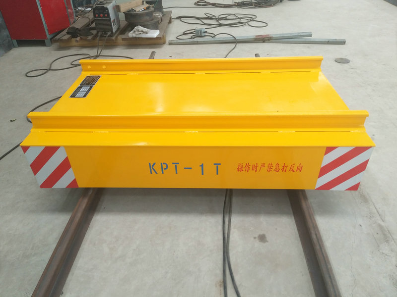 Cable Reel Powered Warehouse Flat Car na železnici s dálkovým ovládáním
